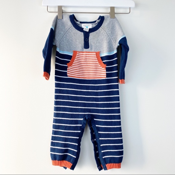 Angel Dear Other - NWOT Angel Dear Boys’ Striped One Piece